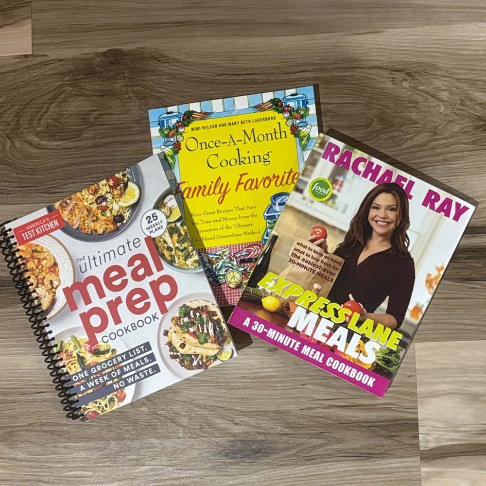 Lot of 3 Cookbooks - Time Saving Meals